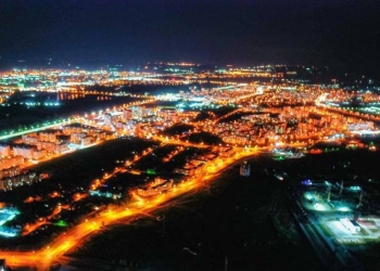 В Бресте активно меняют уличное освещение