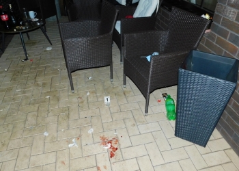 Житель Пинска поругался с гостями, после чего принялся вместе с сыном их избивать и расстреливать из пневматики