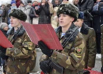 Новое пополнение Вооруженных Сил Беларуси приняло присягу