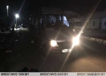В Столинском районе пожилая сельчанка попала под бус