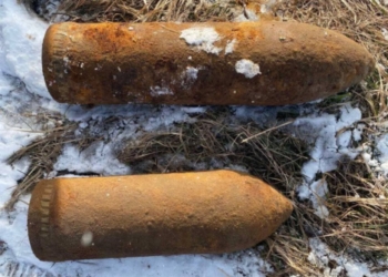 В Пинском районе найдены два артиллерийских снаряда