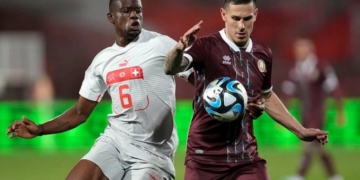 Сборной Швейцарии потребовалось полчаса, чтобы размазать сборную Беларуси на старте отбора на ЧЕ-2024