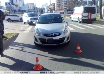 Возле Кобринского путепровода сегодня сбили подростка на велосипеде