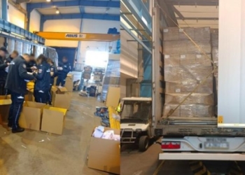 Польские таможенники обнаружили в белорусской фуре 175 тысяч пачек сигарет