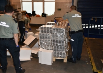 В польском Корощине изъяли рекордную в этом году партию контрабандных сигарет