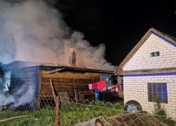 Минувшей ночью женщина и двое малолетних детей погибли на пожаре в Пинском районе