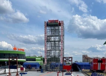 Вчера в Брест прибыли участники открытых областных соревнований «Сильнейший пожарный спасатель «Брестский рубеж-2023»