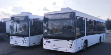 В Брест прибыли два новых автобуса МАЗ