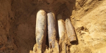 3 авиабомбы и 1 артиллерийский снаряд обнаружены в Дрогичинском районе