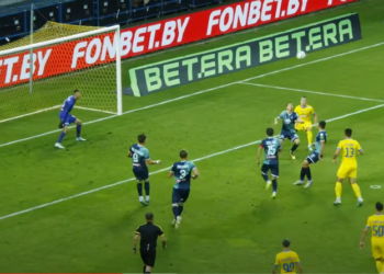 БАТЭ буквально сокрушил брестский клуб 4:0 в очередном туре чемпионата Беларуси по футболу