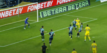 БАТЭ буквально сокрушил брестский клуб 4:0 в очередном туре чемпионата Беларуси по футболу