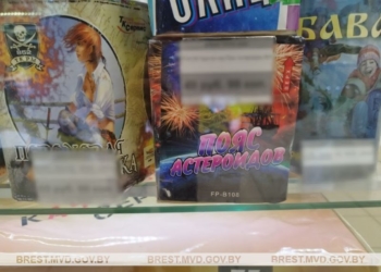 В Пинске выявили нарушение правил хранения пиротехники