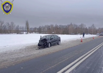 В Кобринском районе в лобовом столкновении погибла женщина. Возбуждено уголовное дело