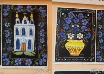 Народная техника маляванки воспроизводится в детских рисунках