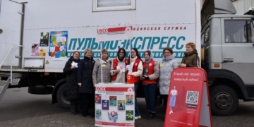 Пульмоэкспресс» снова сделал остановку на Советской в Бресте