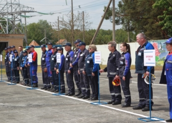 «Форт Боярд» для энергетиков организовали на учебном полигоне возле поселка Мухавец