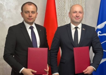 Подписано соглашение о сотрудничестве между Московским районом Бреста и Красногвардейским районом Санкт-Петербурга