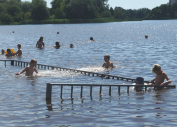 центральный пляж Брест