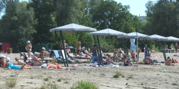 центральный пляж Брест мухавец