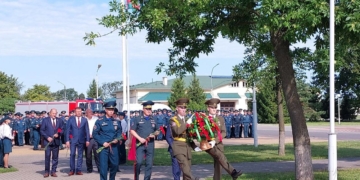 Мемориальная доска пожарным Брест
