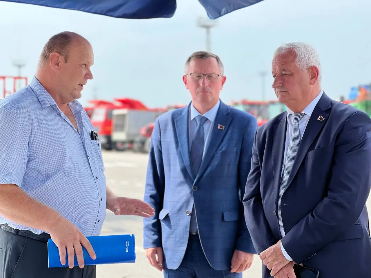 Губернатор на сахарном заводе