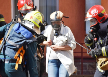 МЧС провело учения в Брестском областном роддоме