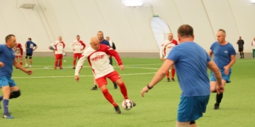 Брестская команда «Адамс» во второй раз завоевала кубок футбольного турнира среди ветеранов имени Леонида Стаецкого