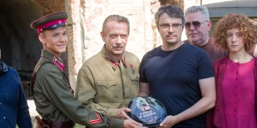 Кино про неизвестного солдата Владимир Машков на съемках в Бресте