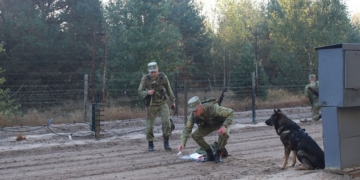 Лучшую тревожную группу органов пограничной службы определили в Бресте
