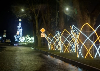 Огни новогоднего вечернего Бреста. Большой фоторепортаж «Вечерки»