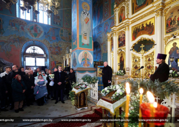 Президент в Логойске