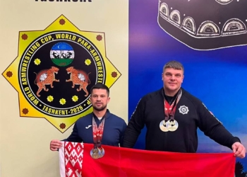 золото у белорусов по армрестлингу