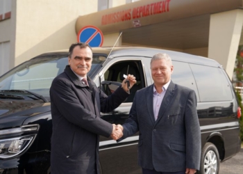 Новый микроавтобус для отделения трансплантации Бреста