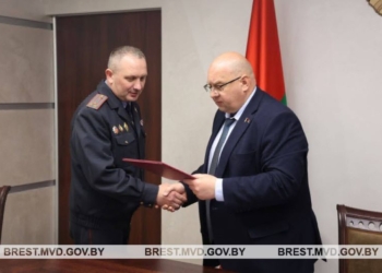 Андрей Студеничник — новый заместитель начальника УВД Брестского облисполкома