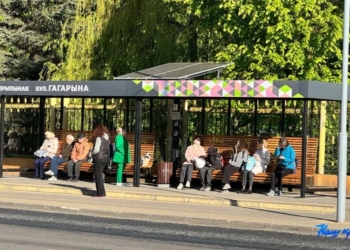 Эко-остановка на солнечной энергии появилась в Барановичах