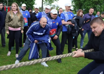 В Жабинке прошла спартакиада руководящего состава УВД Брестчины