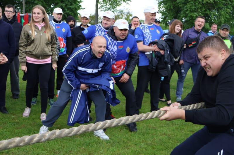 В Жабинке прошла спартакиада руководящего состава УВД Брестчины