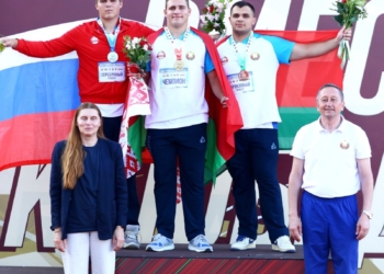 В Бресте проходит матчевая встреча среди команд Союзного государства по легкой атлетике