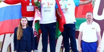 В Бресте проходит матчевая встреча среди команд Союзного государства по легкой атлетике