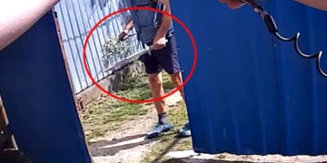 Милиции снова пришлось применять оружие, чтобы успокоить дебошира