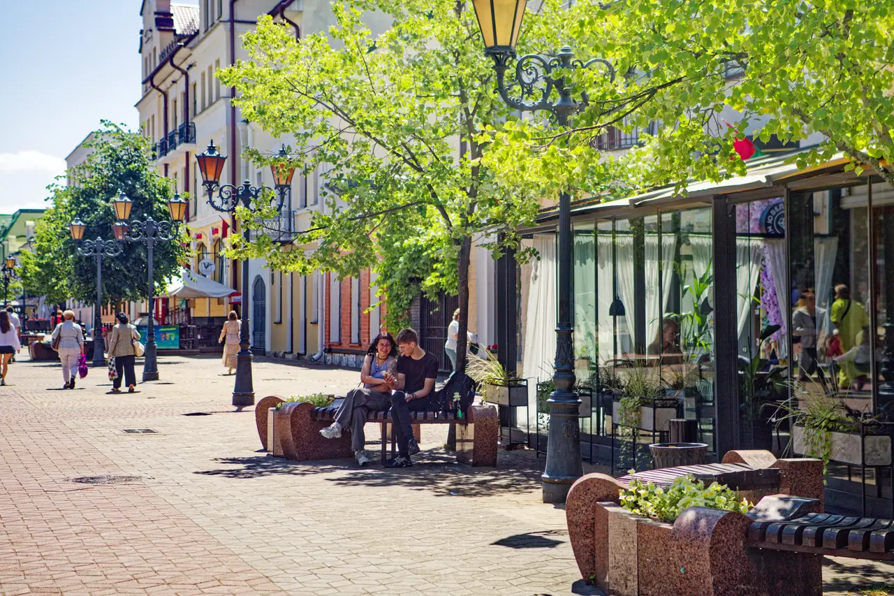 терраса кафе Брест