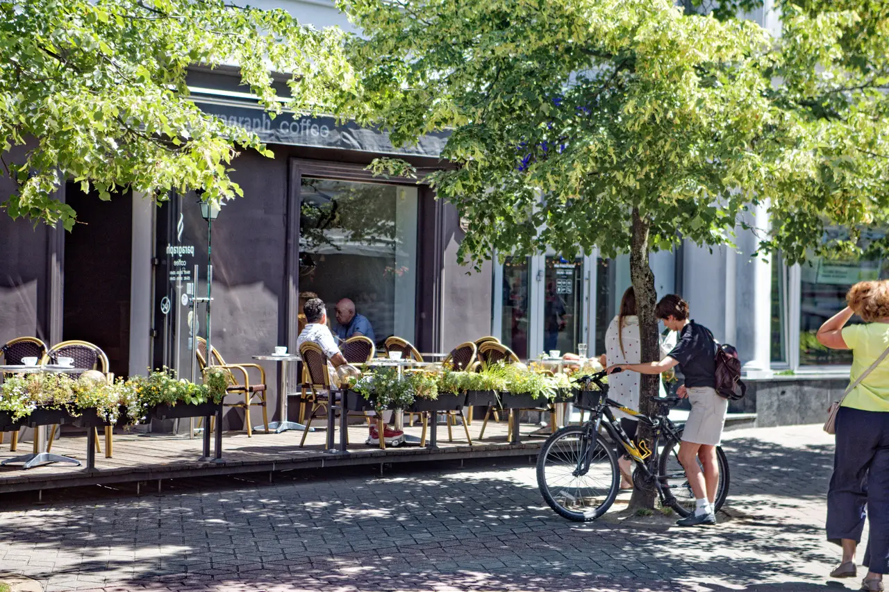 терраса кафе Брест