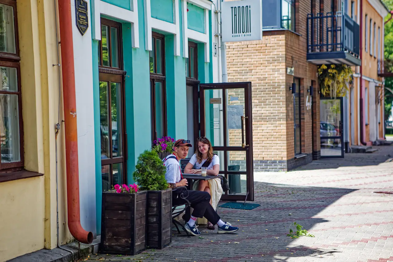 терраса кафе Брест