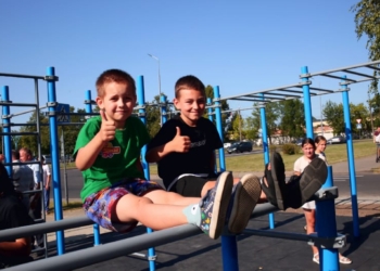 Подарок Бресту от Белгазпромбанка – чтобы было здоровое тело и красивая осанка