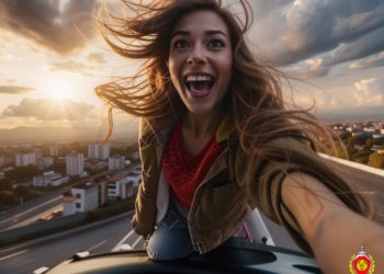 В Дрогичине девушка упала с крыши автомобиля, пытаясь сделать фото