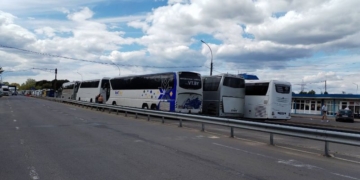 Очередь автобусов на Тересполь за 10 сентября увеличилась в 10 раз