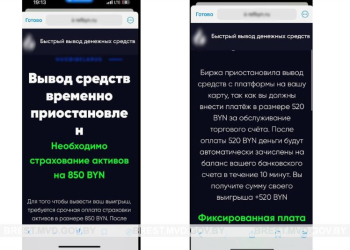 Жительница Пинска стала жертвой мошенников и потеряла более 4000 рублей