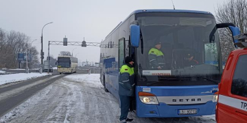 Транспортная инспекция Минтранса в Бресте мониторит «болевые точки» в любую погоду