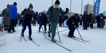 Давай лыжню! В Бресте прошёл традиционный зимний спортивно-оздоровительный праздник