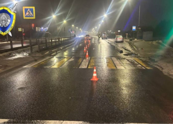 Следователи устанавливают очевидцев ДТП на улице Радужной в Бресте